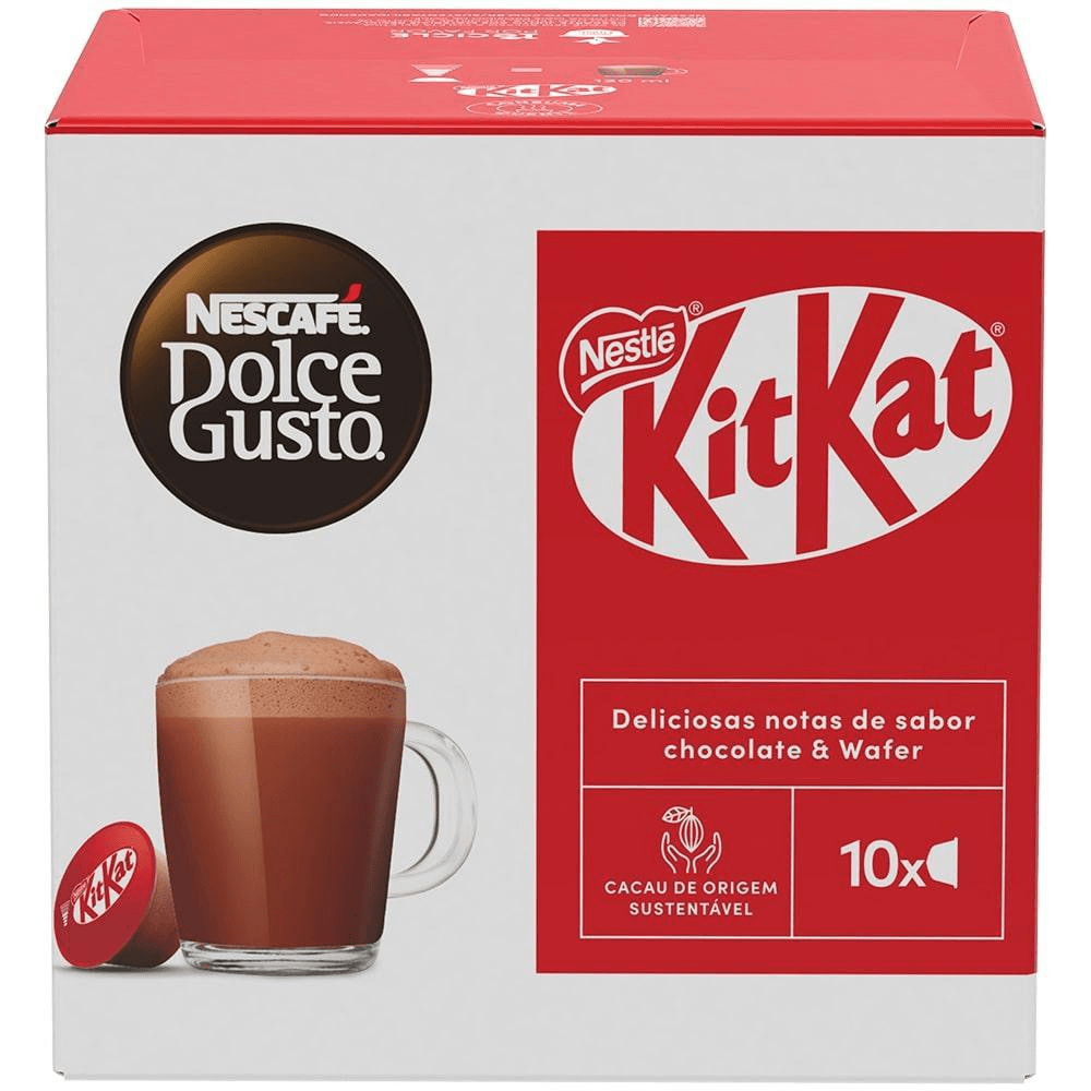 Café Em Cápsula Nescafé Dolce Gusto Kitkat 10 Cápsulas